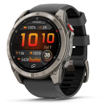 Garmin Fenix 8 Pro - 51 mm AMOLED Sapphire Titanium Graphite / Black