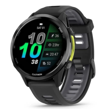 Garmin Forerunner 970 Carbon Gray DLC Titanium Black / Translucent Whitestone