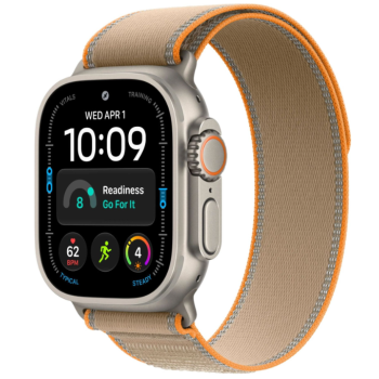 Apple Watch Ultra 4 GPS+Cellular, 49 мм, Natural Titanium Sand Trail Loop M/L
